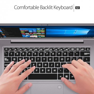 ZenBook 13 Ultra-Slim Laptop, 13.3” Full HD, 8th gen Intel i5-8250U Processor, 8GB RAM, 256GB M.2 SSD, Backlit kbd, Fingerprint Reader, Windows 10, Grey, UX330UA-AH55